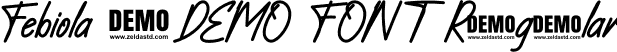 Febiola - DEMO FONT Regular font | Febiola-DEMOFONT.otf