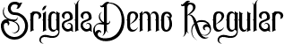 SrigalaDemo Regular font | SrigalaDemoRegular.ttf