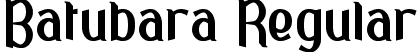 Batubara Regular font | BatubaraRegular.ttf