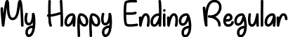 My Happy Ending Regular font | My Happy Ending - TTF.ttf