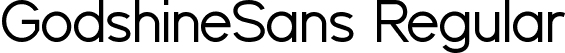 GodshineSans Regular font | GodshineSans.ttf