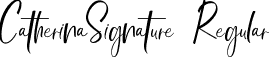 CatherinaSignature Regular font | CatherinaSignature.ttf