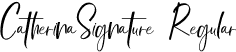 CatherinaSignature Regular font | CatherinaSignature.otf