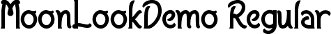 MoonLookDemo Regular font | MoonLookDemoRegular.ttf