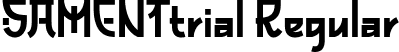 SAMENTtrial Regular font | SAMENTtrial.ttf