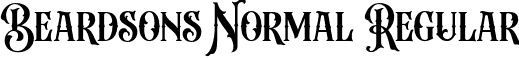 Beardsons Normal Regular font | Beardsons - Normal.otf