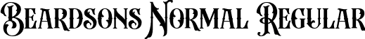 Beardsons Normal Regular font | Beardsons - Normal.ttf