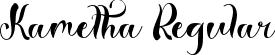 Kametha Regular font | Kametha TTF Personal.ttf