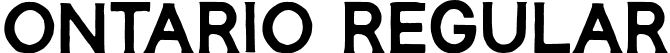 Ontario Regular font | Ontario Free.ttf