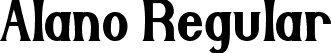 Alano Regular font | Alano.ttf