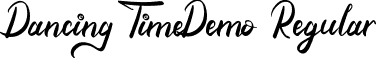 Dancing Time Demo Regular font | DancingTimeDemoRegular.ttf