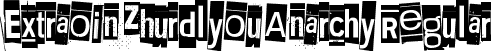 Extraoin Zhurdlyou Anarchy Regular font | Extraoin Zhurdlyou Anarchy.ttf