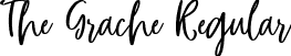 The Grache Regular font | The Grache.ttf