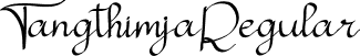 Tangthimja Regular font | Tangthimja.ttf