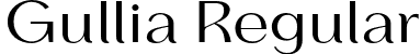 Gullia Regular font | Gullia.otf