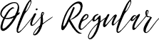 Olis Regular font | Olis Regular.otf