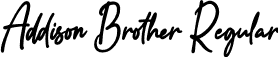 Addison Brother Regular font | Addison Brother otf.otf