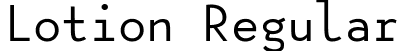 Lotion Regular font | Lotion-Regular.ttf