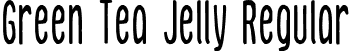 Green Tea Jelly Regular font | gomarice_green_tea_Jelly.ttf