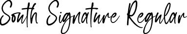 South Signature Regular font | South Signature TTF.ttf