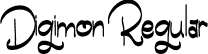 Digimon Regular font | Digimon.ttf