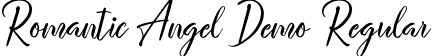 Romantic Angel Demo Regular font | RomanticAngelDemoRegular.ttf