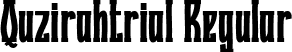 Quzirahtrial Regular font | Quzirahtrial.ttf