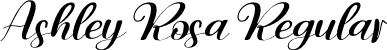 Ashley Rosa Regular font | Ashley Rosa.otf