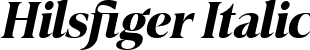 Hilsfiger Italic font | Hilsfiger Italic.ttf