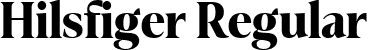 Hilsfiger Regular font | Hilsfiger Regular.ttf