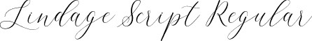 Lindage Script Regular font | LINDAGE.otf