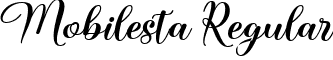 Mobilesta Regular font | Mobilesta.ttf