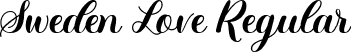 Sweden Love Regular font | Sweden Love.ttf