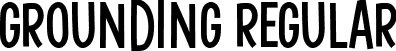 Grounding Regular font | Grounding.ttf