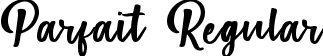 Parfait Regular font | Parfait.ttf