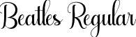 Beatles Regular font | Beatles.ttf