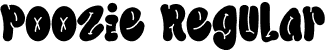 Poozie Regular font | Poozie.otf