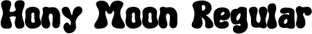 Hony Moon Regular font | HonyMoon.ttf