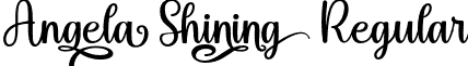 Angela Shining Regular font | Angela Shining.otf