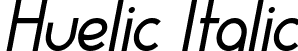 Huelic Italic font | Huelic-Italic.ttf