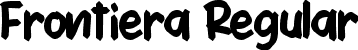 Frontiera Regular font | Frontiera.ttf