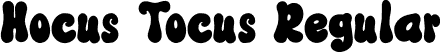 Hocus Tocus Regular font | Hocus Tocus.otf