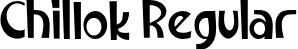 Chillok Regular font | Chillok.otf