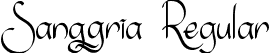 Sanggria Regular font | Sanggria.ttf