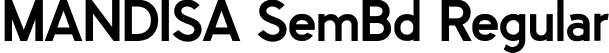 MANDISA SemBd Regular font | MANDISA-SemiBold.ttf