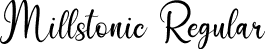 Millstonic Regular font | Millstonic.ttf