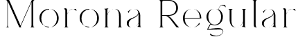 Morona Regular font | Morona.ttf