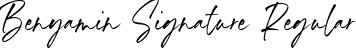 Benyamin Signature Regular font | Benyamin Signature.otf