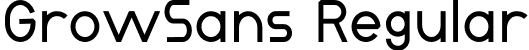 GrowSans Regular font | GrowSans.otf