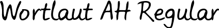 Wortlaut AH Regular font | wortl-r.ttf